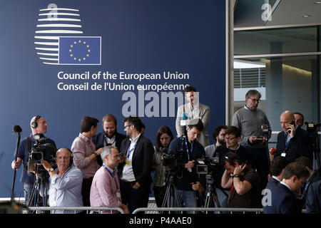 Lussemburgo Il Lussemburgo. Il 21 giugno 2018. La sede centrale dell'UE al Kirchberg centro conferenza di Lussemburgo del giugno 21, 2018 Credit: ALEXANDROS MICHAILIDIS/Alamy Live News Foto Stock