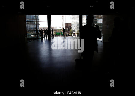 Lussemburgo Il Lussemburgo. Il 21 giugno 2018. La sede centrale dell'UE al Kirchberg centro conferenza di Lussemburgo del giugno 21, 2018 Credit: ALEXANDROS MICHAILIDIS/Alamy Live News Foto Stock