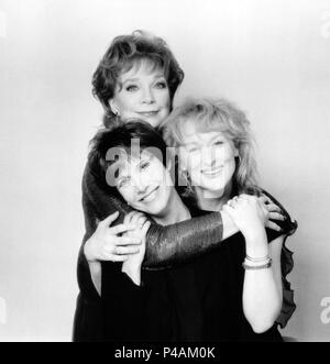 Pellicola originale titolo: cartoline dal bordo. Titolo inglese: cartoline dal bordo. Regista: Mike Nichols. Anno: 1990. Stelle: Meryl Streep; SHIRLEY MACLAINE; CARRIE FISHER. Credito: Columbia Pictures / Album Foto Stock