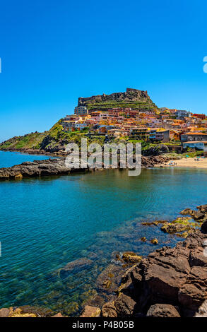 Italia Sardegna Anglona Castelsardo, visualizzazione Foto Stock