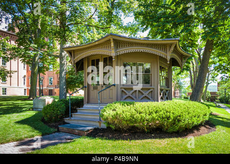 Stati Uniti d'America, New York, Regione dei Laghi Finger, Elmira, Elmira College, Mark Twain lo studio, esterna Foto Stock