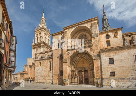 Spagna, Soria Provincia di El Burgo de Osma City Foto Stock