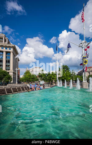 Stati Uniti d'America, il Distretto di Columbia, Washington, il Memoriale alla Marina Militare US Foto Stock