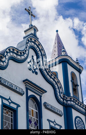 Portogallo Azzorre, l'isola di Terceira, Praia da Vitoria, Igreja do Santo Cristo chiesa Foto Stock