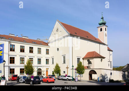 Neulengbach, chiesa, Municipio nuovo Wienerwald (Vienna Woods), Austria Inferiore, Austria Foto Stock