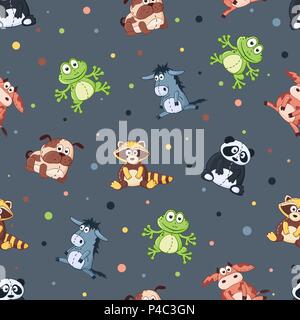 Cartoon modello di animali Illustrazione Vettoriale