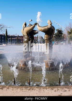 Parque de Cataluña. Alcobendas. Madrid. España Foto Stock