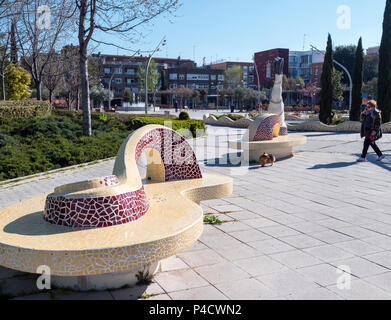 Parque de Cataluña. Alcobendas. Madrid. España Foto Stock