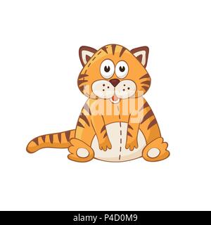 Vector giocattolo imbottito isolato Illustrazione Vettoriale