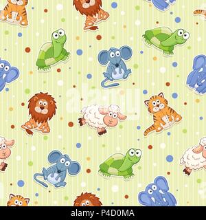 Cartoon modello di animali Illustrazione Vettoriale