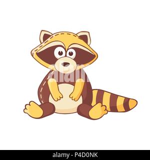 Vector giocattolo imbottito isolato Illustrazione Vettoriale