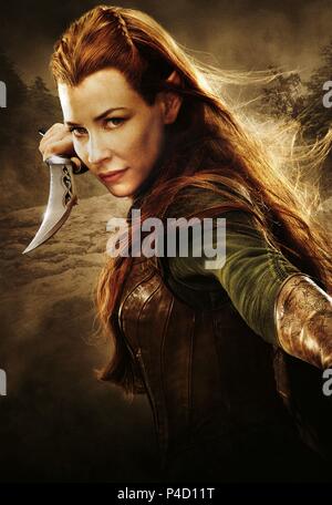 Pellicola originale titolo: HOBBIT: la desolazione di SMAUG. Titolo inglese: HOBBIT: la desolazione di SMAUG. Regista: Peter Jackson. Anno: 2013. Stelle: Evangeline Lilly. Credito: Metro Goldwyn Mayer / Album Foto Stock