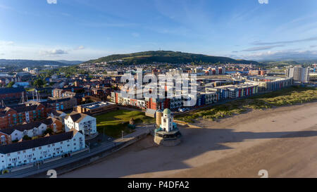 Swansea City ex observatory Foto Stock