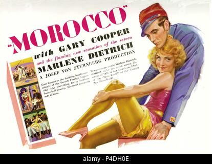 Pellicola originale titolo: Marocco. Titolo inglese: Marocco. Regista: Josef von Sternberg. Anno: 1930. Credito: Paramount Pictures / Album Foto Stock