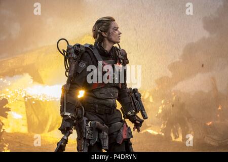 Pellicola originale titolo: BORDO DI DOMANI. Titolo inglese: BORDO DI DOMANI. Regista: DOUG LIMAN. Anno: 2014. Stelle: Emily Blunt. Credito: 3 Arts Entertainment / Album Foto Stock