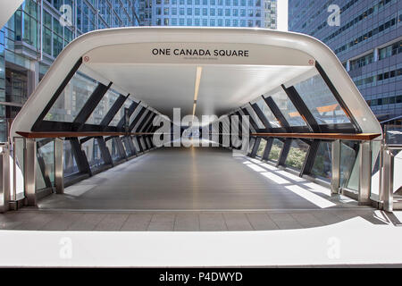 Luogo Crossrail, Canary Wharf, London E14 Foto Stock