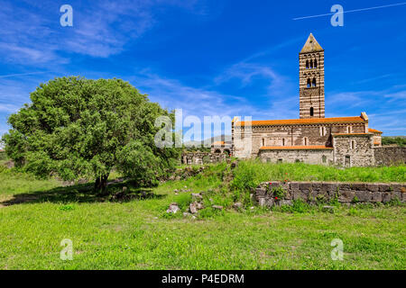 Italia Sardegna Sassari Basilica SS. Trinità di Saccragia XII secolo Foto Stock