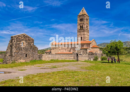 Italia Sardegna Sassari Basilica SS. Trinità di Saccragia XII secolo Foto Stock