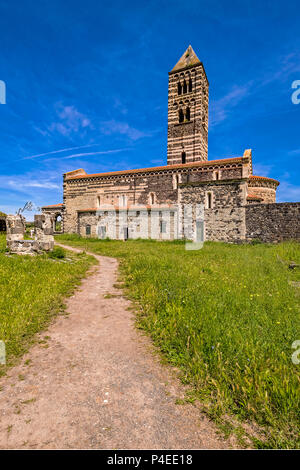 Italia Sardegna Sassari Basilica SS. Trinità di Saccragia XII secolo Foto Stock