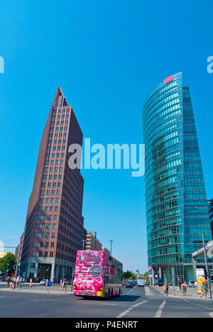 Potsdamer Platz di Berlino, Germania Foto Stock