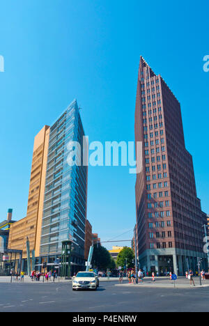 Potsdamer Platz di Berlino, Germania Foto Stock