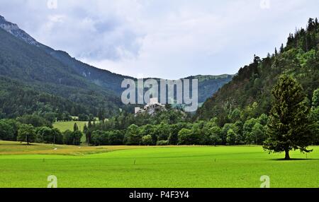 Rovine Losenheim vicino a Monteneve in Austria Foto Stock