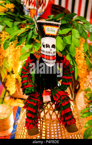 'Ghost Festival' Phi Ta Khon o Ghost Festival di cultura tradizionale della Thailandia Foto Stock