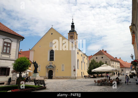 San Giovanni Battista in Varazdin, Croazia Foto Stock