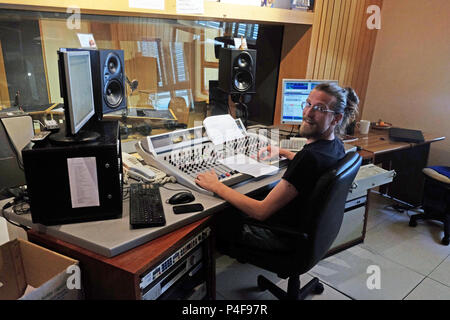 Il croato di Radio Cattolica ha celebrato quest'anno 20 anni di radiodiffusione in Zagreb, Croazia Foto Stock