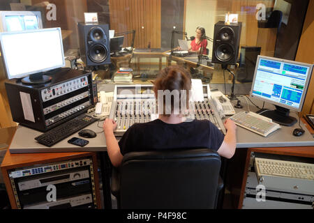 Il croato di Radio Cattolica ha celebrato quest'anno 20 anni di radiodiffusione in Zagreb, Croazia Foto Stock