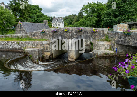 Il lago in Huelgoat, Bretagna, Francia, Europa Foto Stock