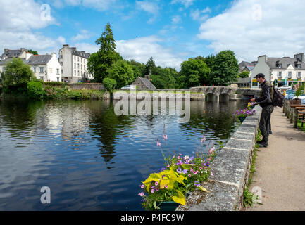 Il lago in Huelgoat, Bretagna, Francia, Europa Foto Stock