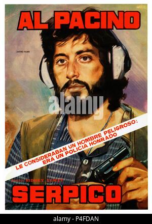 Pellicola originale titolo: SERPICO. Titolo inglese: SERPICO. Regista: SIDNEY LUMET. Anno: 1973. Credito: Paramount Pictures / Album Foto Stock