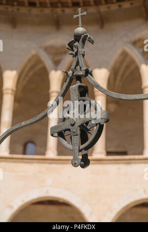 Antica Wishing Well a Palma di Maiorca Spagna Foto Stock