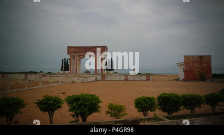 Architettura porta ad arco di non ritorno a Ouidah, Benin Foto Stock