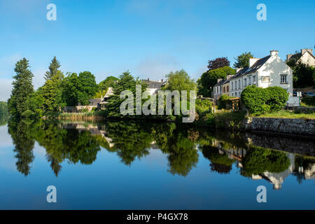 Il lago, Huelgoat, Finistère Bretagna, Francia, Europa Foto Stock