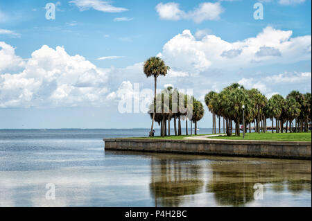 Vinoy Park sulla baia di Tampa in St Petersburg, in Florida, Stati Uniti d'America Foto Stock
