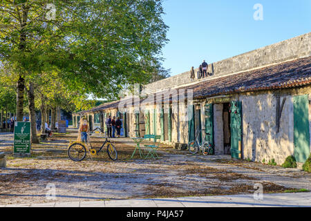 Francia, Saintonge, Charente Maritime, Hiers Brouage, Brouage cittadella, etichettati Les Plus Beaux Villages de France (i più bei villaggi di Fran Foto Stock