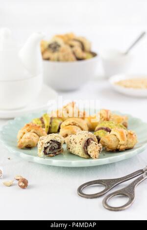 Rugelach (pasticceria ebraica) Foto Stock