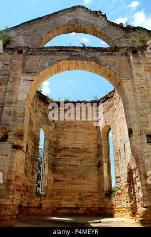 Vecchia chiesa tedesca. Foto. L'Ucraina Foto Stock