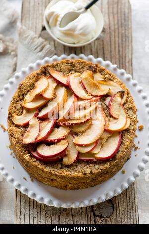 Speziata torta di Apple Foto Stock