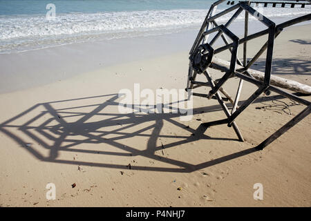 Spiaggia tropicale di Cayo las Brujas sull isola dei Caraibi Cuba Foto Stock