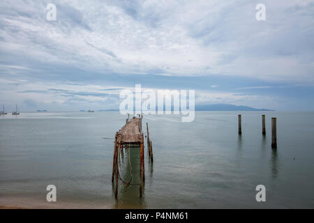 Il villaggio dei pescatori di Bophut Beach, Koh Samui, Thailandia Foto Stock