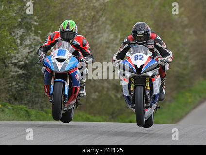 Derek Sheils Derek McGee 2018 Tandragee 100 Foto Stock