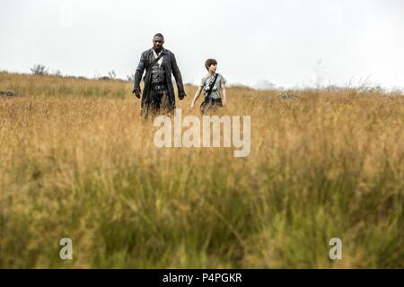 Pellicola originale titolo: DARK TOWER, i. Titolo inglese: DARK TOWER, i. Regista: Nikolaj Arcel. Anno: 2017. Stelle: Idris Elba; TOM TAYLOR. Credito: Sony Pictures Entertainment / Album Foto Stock