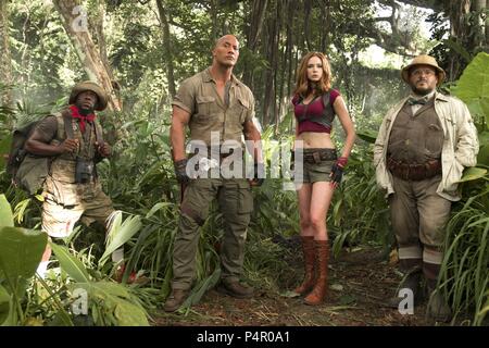 Pellicola originale titolo: JUMANJI: WELCOME TO THE JUNGLE. Titolo inglese: JUMANJI: WELCOME TO THE JUNGLE. Regista: JAKE KASDAN. Anno: 2017. Stelle: Jack Black; la roccia; KEVIN HART; KAREN GILLAN. Credito: Sony Pictures Entertainment / Album Foto Stock