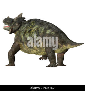 Estemmenosuchus mirabilis coda di dinosauro - Estemmenosuchus mirabilis era un onnivoro therapsid dinosauro che ha vissuto nel periodo Permiano della Russia. Foto Stock