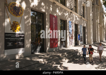 La Georgia, Tbilisi, Museo Nazionale, esterna Foto Stock