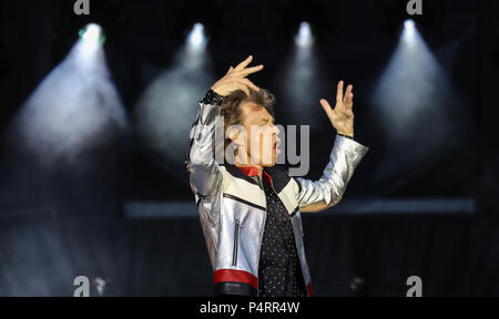 Il Rolling Stones giocano la loro prima dei tre spettacoli nella capitale presso il London Stadium con: Rolling Stones, Mick Jagger dove: Londra, Regno Unito quando: 22 maggio 2018 Credit: John Rainford/WENN Foto Stock