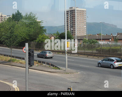 BELFAST, Regno Unito - circa giugno 2018: Vista della città di Belfast Foto Stock